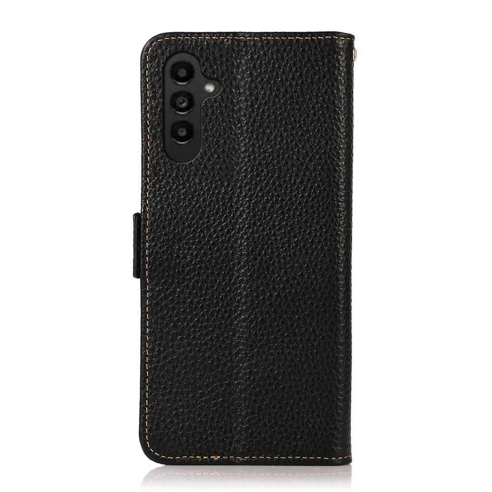 KHAZNEH Чехол для телефона Samsung Galaxy A37 5G Натуральная Коровья Кожа Обложка Блокировка RFID