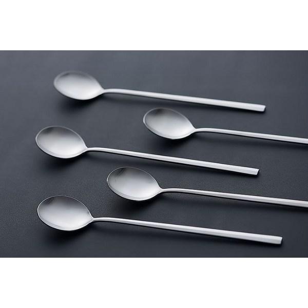 Laciete Yvero Stainless Steel Cutlery Set, 5 Sets, Spoon + Chopsticks, Korean Popular Tableware