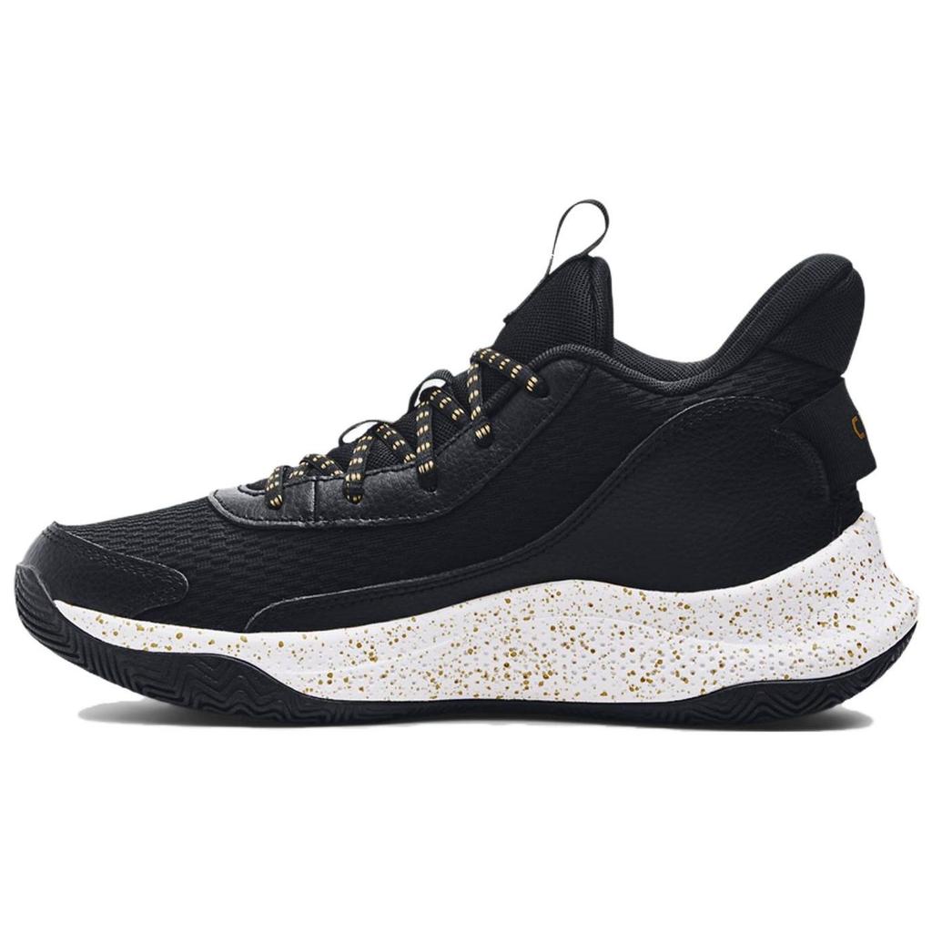 Under Armour Curry 3Z7 Black Metallic Gold Men Sneakers 3026622-001