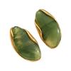Stainless Steel Resin Amber Earrings Translucent Drop Hoops Translucent  Women's Accessories