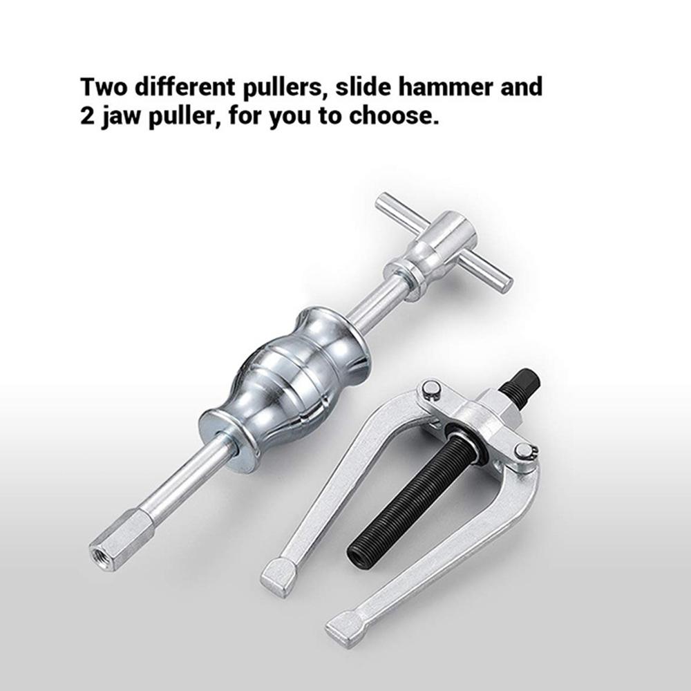 16 шт. цанговый подшипник с глухим отверстием, комплект съемника уплотнений и съемника внутреннего подшипника, скользящий молоток