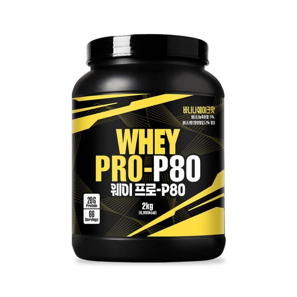 WheyPro P80 Банановый Вкус Протеиновая добавка Протеиновый коктейль Протеин 1 шт 2 кг Ингредиенты: может быть изменено по | 1 шт. 2 кг