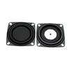 2Pieces 2Inch Bass Speaker Vibration Membrane Loudspeaker Rubber Edge and Iron Plate for Enhanced Sound Experience