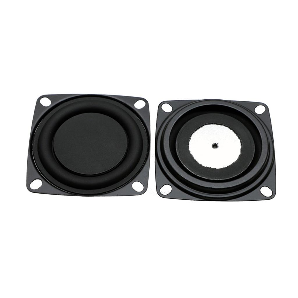 2Pieces 2Inch Bass Speaker Vibration Membrane Loudspeaker Rubber Edge and Iron Plate for Enhanced Sound Experience