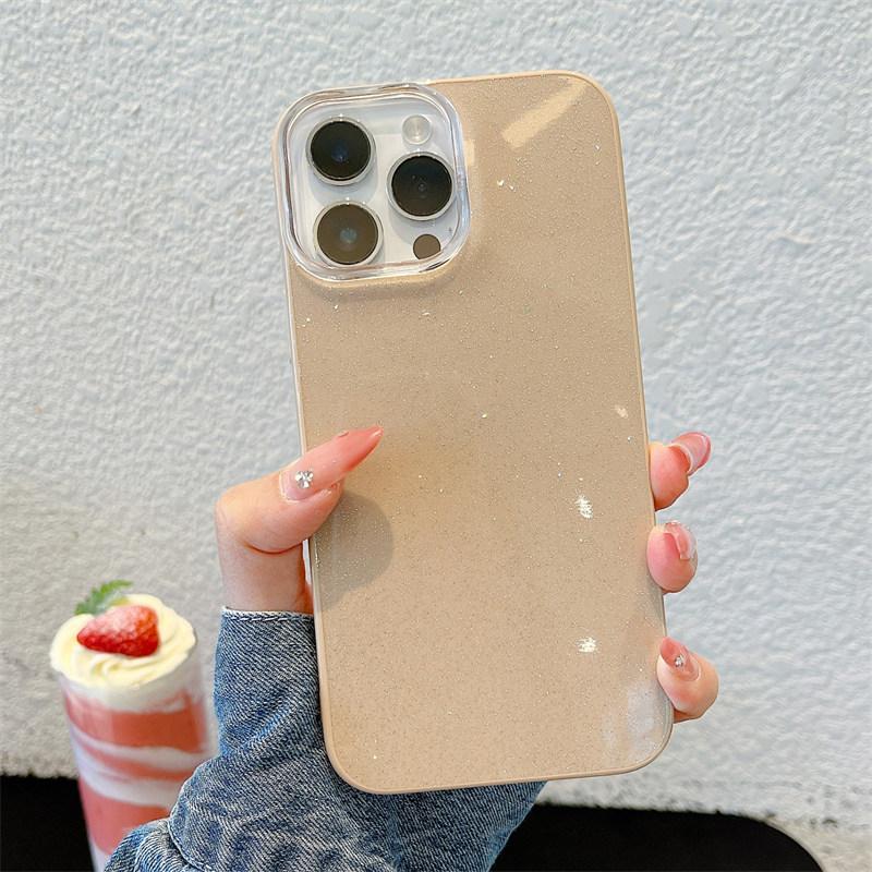 IMD Luxury Glitter Bling Color Jelly Phone Case For iPhone 16e 16 15 14 13 Pro Max Soft Cover