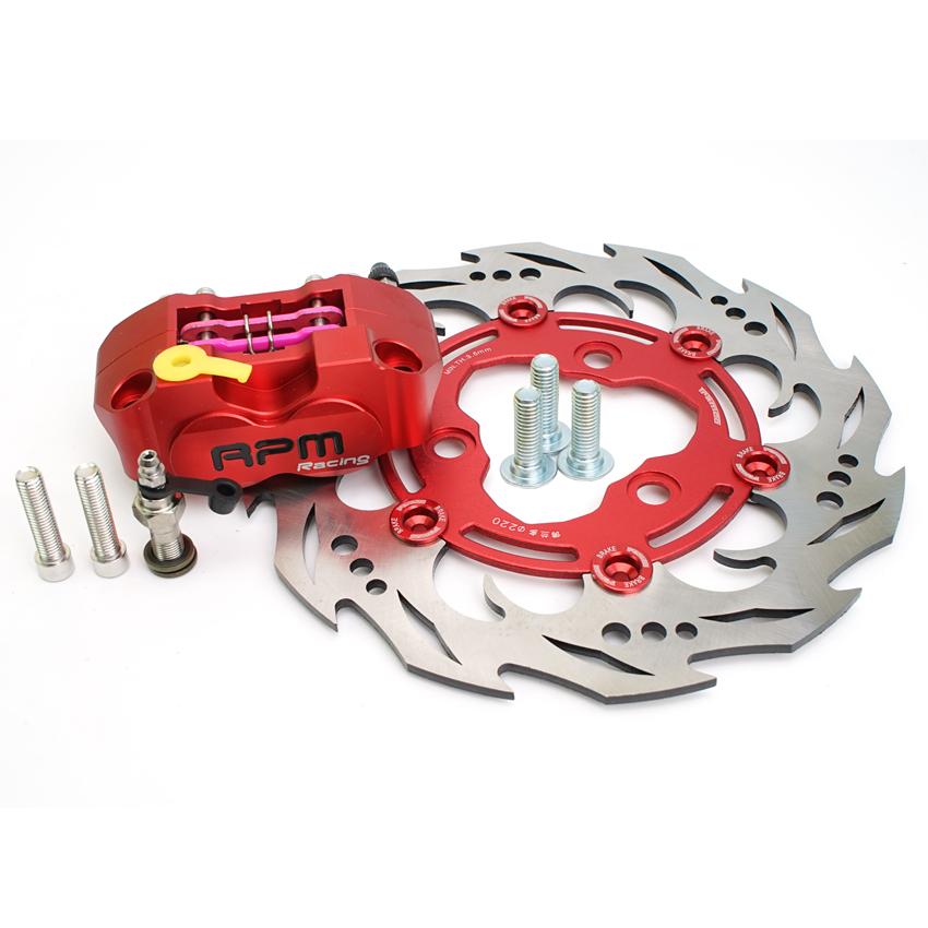 RPM Motorcycle 82mm brake calipers witch 220mm Brake disc hole spacing 70mm CNC aluminum alloy For Honda Yamaha Pitbike BWS xmax