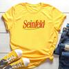 Seinfeld Logo T-shirt Vintage 90s Inspired Top Graphic T Shirts Unisex Funny T-Shirt Short Sleeve Vintage Tshirt Grunge Clothes