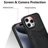 Кожаный чехол-кошелек для iPhone: Подходит для iPhone 16, 17 Pro; Дизайн с защитой от падения и наклейками для моделей iPhone 11-15, 12-14 и 7/8.