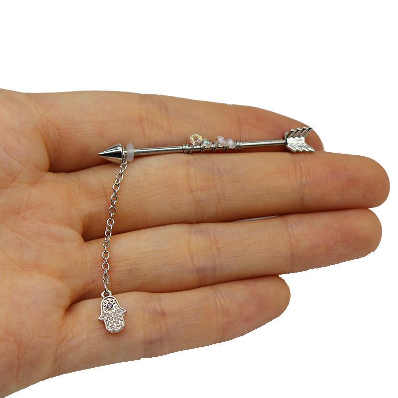 Gaibei Европейский и Американский Трансграничный Пирсинг Уха Перемычки и Кости Цепочки Ногтей