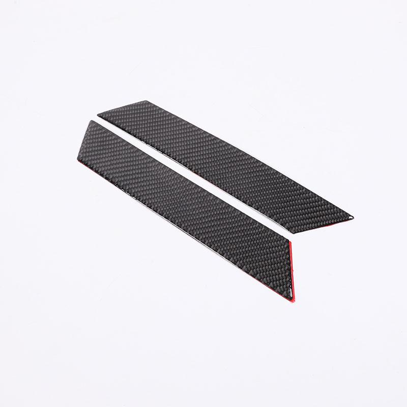 For Subaru Forester 2013 2014 2015 2016 2017 18 Soft Carbon Fiber Car Front Row Inner Handle Cover Trim Sticker Car