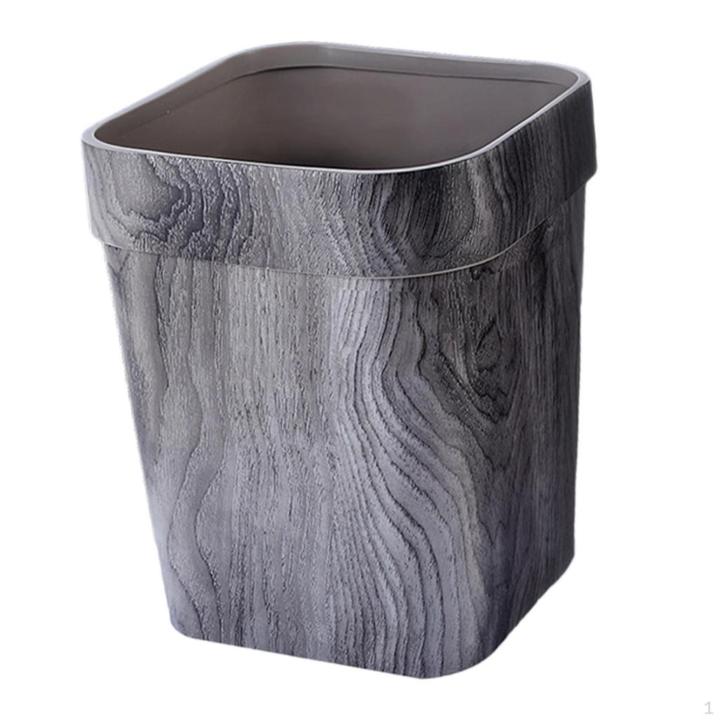 Квадратное мусорное ведро 14 л для гостиной, ванной комнаты, офиса, прачечной