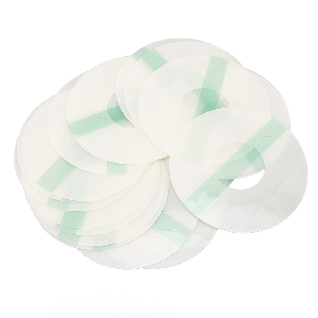 20 шт. прозрачные чехлы для датчиков, водонепроницаемые, нескользящие, удобные, портативные, круглые, зеленые