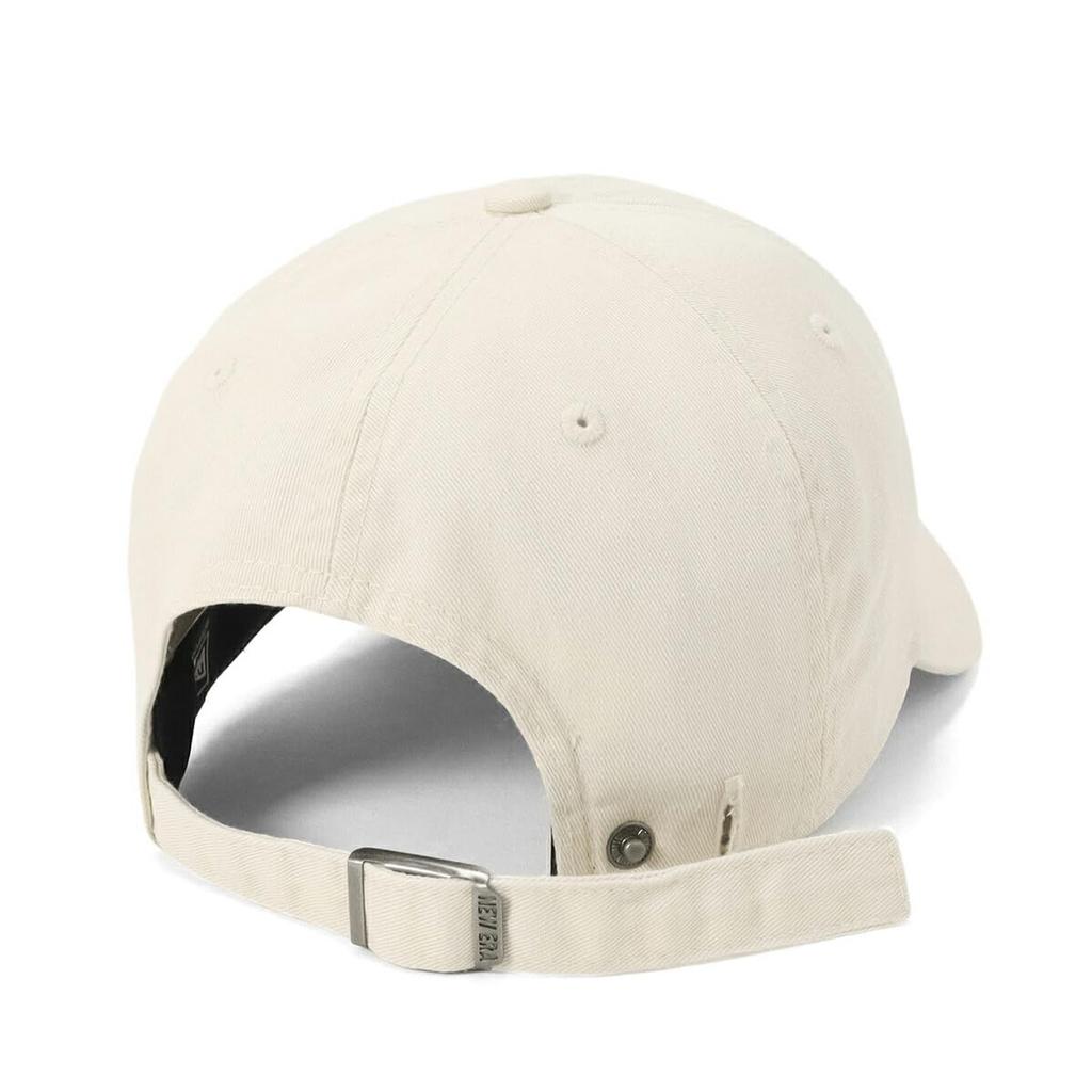 Кепка простая, легко застегивающаяся ONSPOTZ, изготовленная на заказ, светло-кремовая, 930, выстиранный хлопок, легко застегивающаяся, базовая [New Era] S/M