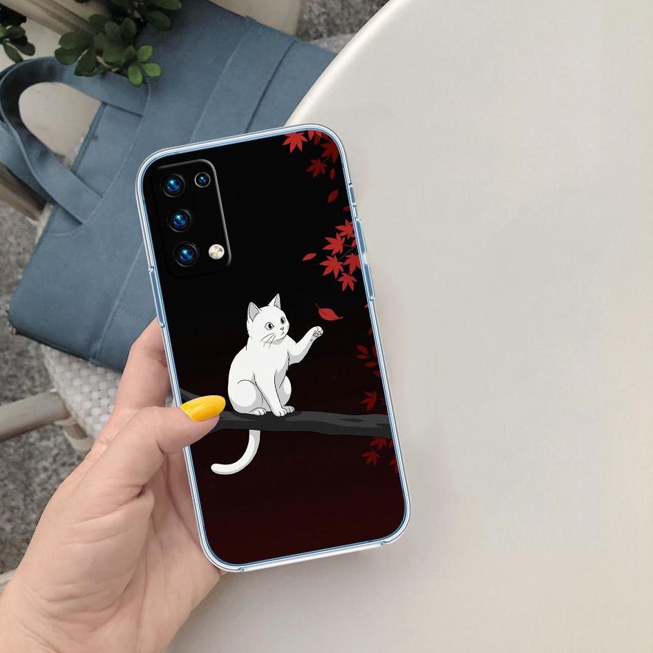 LO23 Cat Kitten Meow Transparent Phone Case for Motorola Moto G40 G04 G05 One Ace Action  Fusion + Plus Hyper Macro Vision Zoom