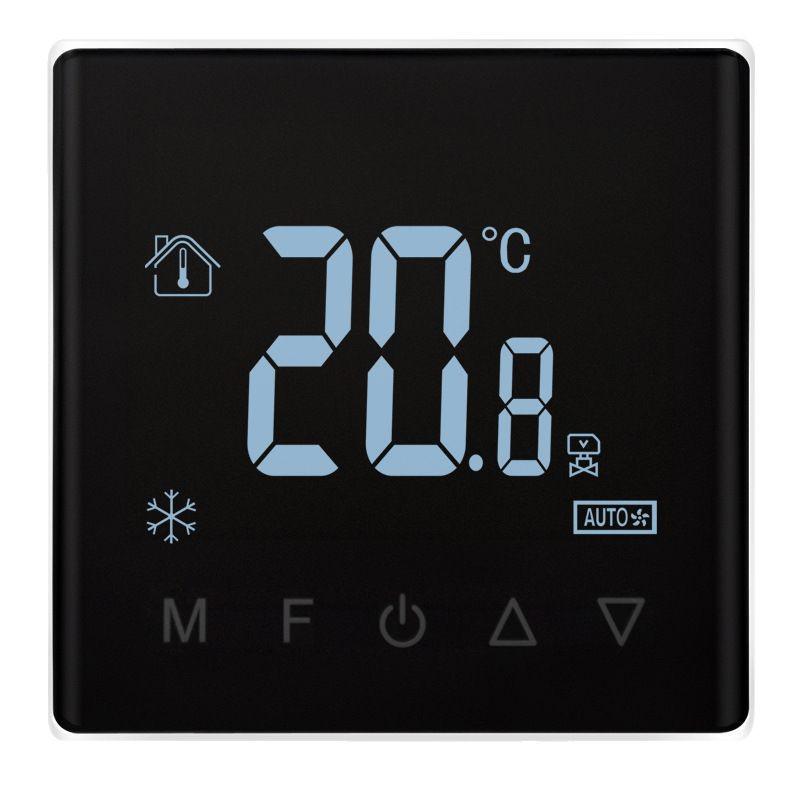 Умный термостат для кондиционера и панель дистанционного управления фанкойлом Tuya Zigbee WiFi