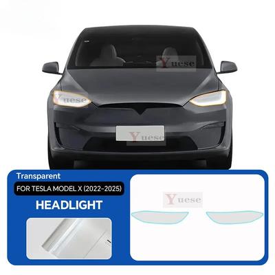 Для Tesla Model X -2025 Автомобильная противоударная пленка для фар и зеркал TPU Прозрачная Защитная Оригинальные наклейки