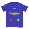 Men's T-Shirts Fih Calling Remind Me Message Decline Accept Phone Call Fish Awesome  Tees Short Sleeve  T Shirts Clothing