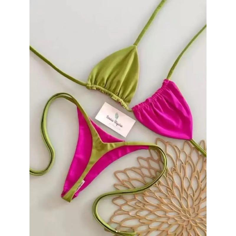 2026 Новый Сексуальный Микро Бикини Комплект Купальник Стринги Женский Купальный Бразильские Женщины Купальники Бикини Костюм Сексуальные Верхние Бикини Женские