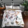 Комплекты пододеяльников Dreamcatcher Богемская магия перо синий галактика постельное белье роскошный ловец снов комплект чехла для одеяла полный размер