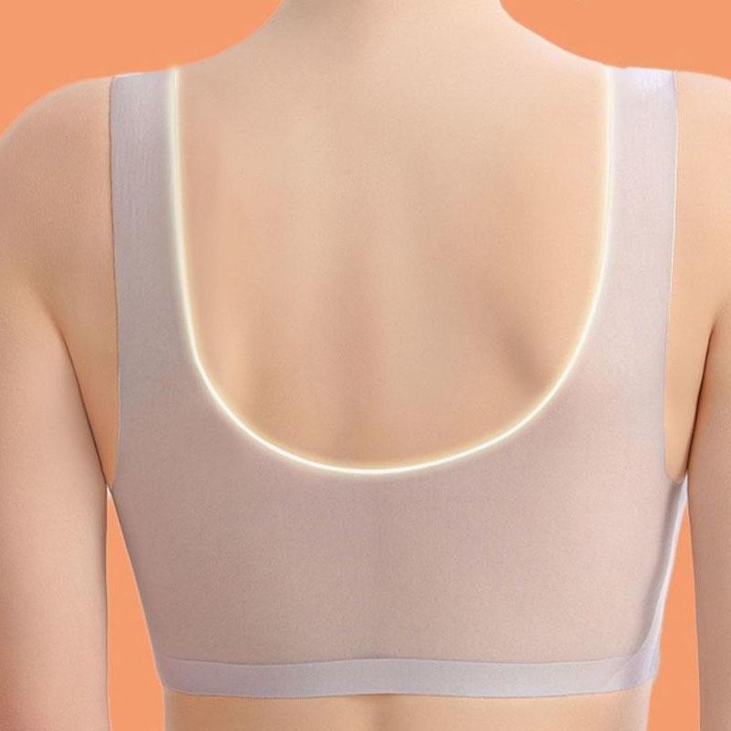 Ultra-thin Seamless Bra Women's Breathable Adjustment Type Without Steel Ring Large Size Comfortable and Vest Bra