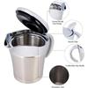 Insulated Sauce Pot Stainless Steel Thermal Insulated Double Wall Sauce Gravy Boat Pot Sauce Jug Restaurant Serving Jug
