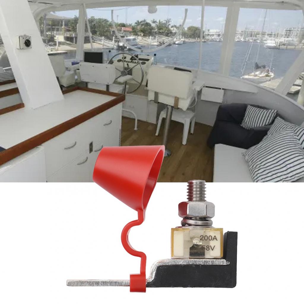 Красный Изолирующий Колпачок Держатель Предохранителя Клемма 100А 200А 300А