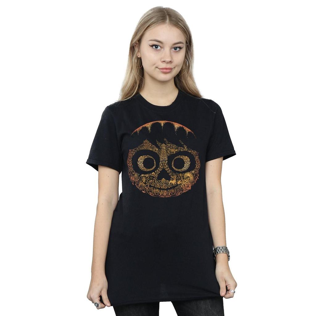 Disney Womens/Ladies Coco Miguel Face Cotton Boyfriend T-Shirt