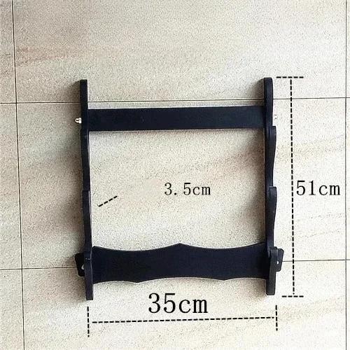 Настенная подставка для катаны, деревянная подставка для сабли, полка-дисплей, держатель для меча, настенная стойка для японской катаны, органайзер, украшение для дома
