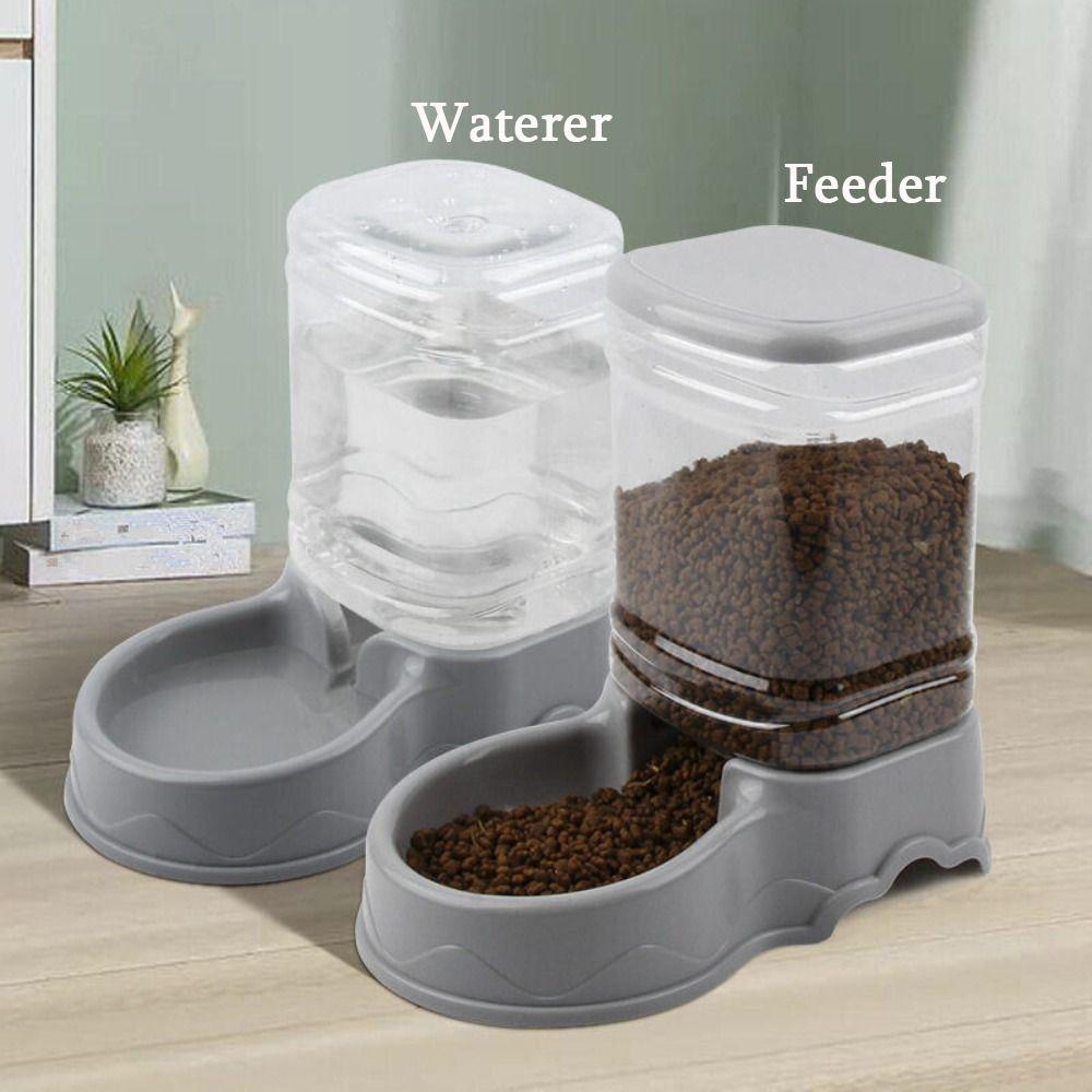 Large Capacity Cat Feeding Pet Supplies Corner Dog Bowl Pet Feeder Dog Food Dispenser Drinking Bowl