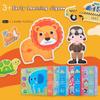 Early Learning Jigsaw Children Puzzle Toys Wooden Large Animals Traffic Characters Cognition 33 Pieces 3D Puzzles Toys
