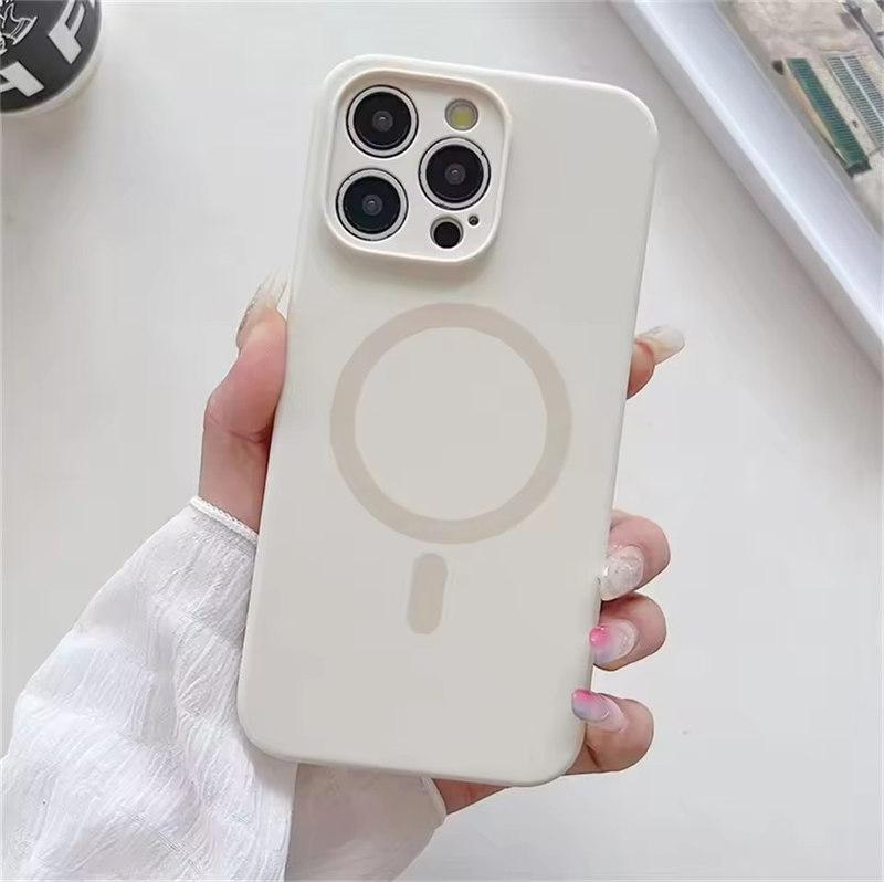 Модный яркий флуоресцентный жидкий силиконовый магнитный чехол Magsafe для iPhone 16 15 14 13 12 Pro Max Plus с функцией беспроводной зарядки