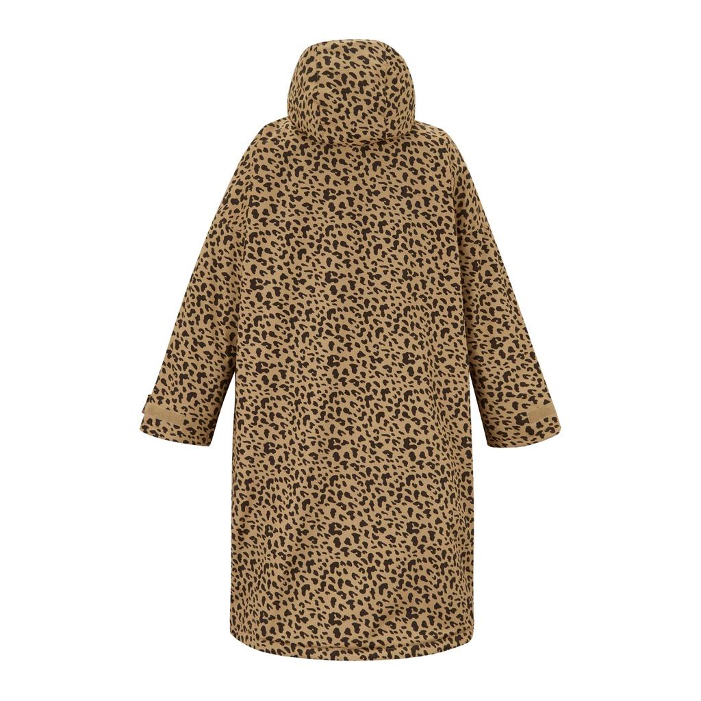 Regatta Unisex Adult Leopard Print Waterproof Reversible Changing Robe