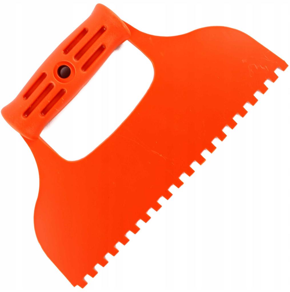 KUBALA Plastic putty knife 235mm tooth 6x6mm 0703