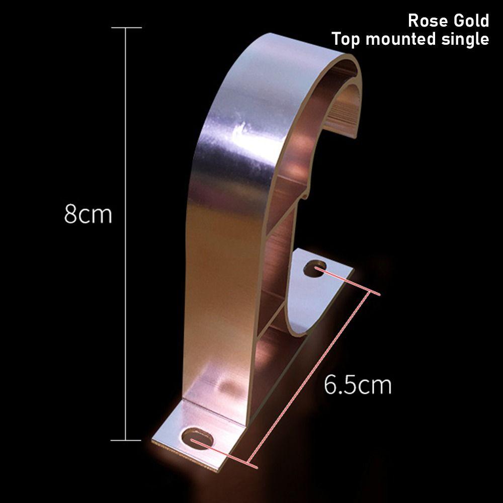1 шт. одинарный двойной крючок для вешалки фиксирующий зажим для штанги опорный зажим новый кронштейн для карниза для штор