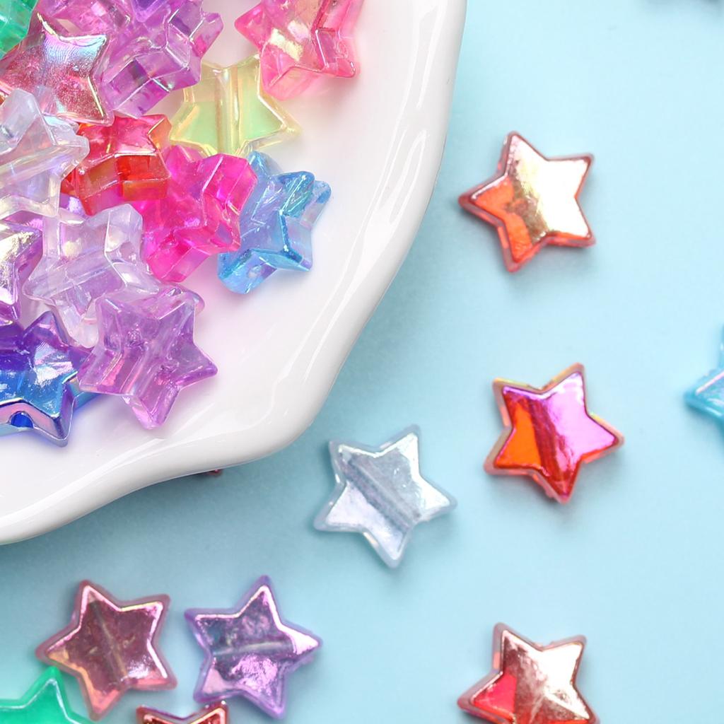 AB цвет изготовленные свободные бусины-разделители около 120 шт. аксессуары ручной работы DIY 11*4,5 мм для изготовления ювелирных изделий бусины-звезды пентаграмма