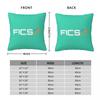 FICSIT Satisfactory Logo Square Pillowcase Cushion Cover Pillow Case Throw Pillow Cover for Home Bedroom Car