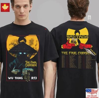 Новая одежда The Final Chamber Wu-Tang Forever Tour 2025 Infinity Merch Футболка Унисекс Футболка