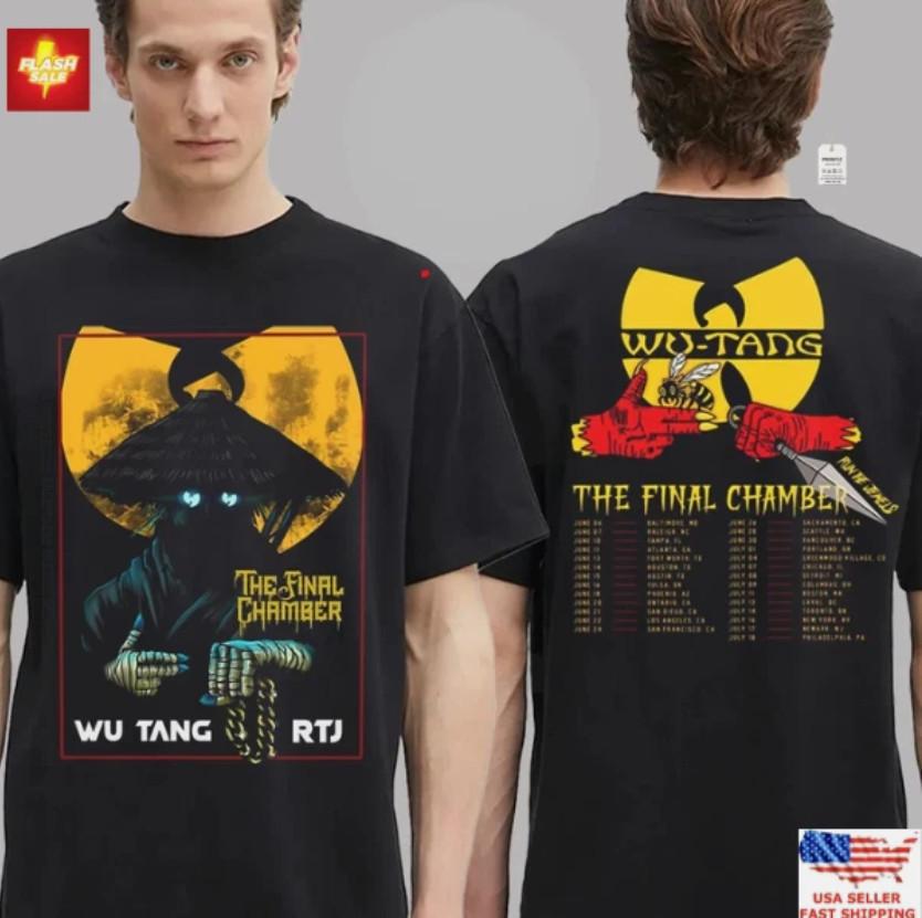 Новая одежда The Final Chamber Wu-Tang Forever Tour 2025 Infinity Merch Футболка Унисекс Футболка