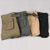 Мужские брюки-карго, повседневные износостойкие брюки с несколькими карманами, мужская свободная верхняя одежда, хлопковые армейские прямые брюки, длинные брюки, мужская одежда