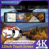 4K зеркало заднего вида автомобильный видеорегистратор 10/12 дюймов передняя и задняя камера Carplay Android Auto Bluetooth видеорегистратор для автомобиля камера для транспортного средства