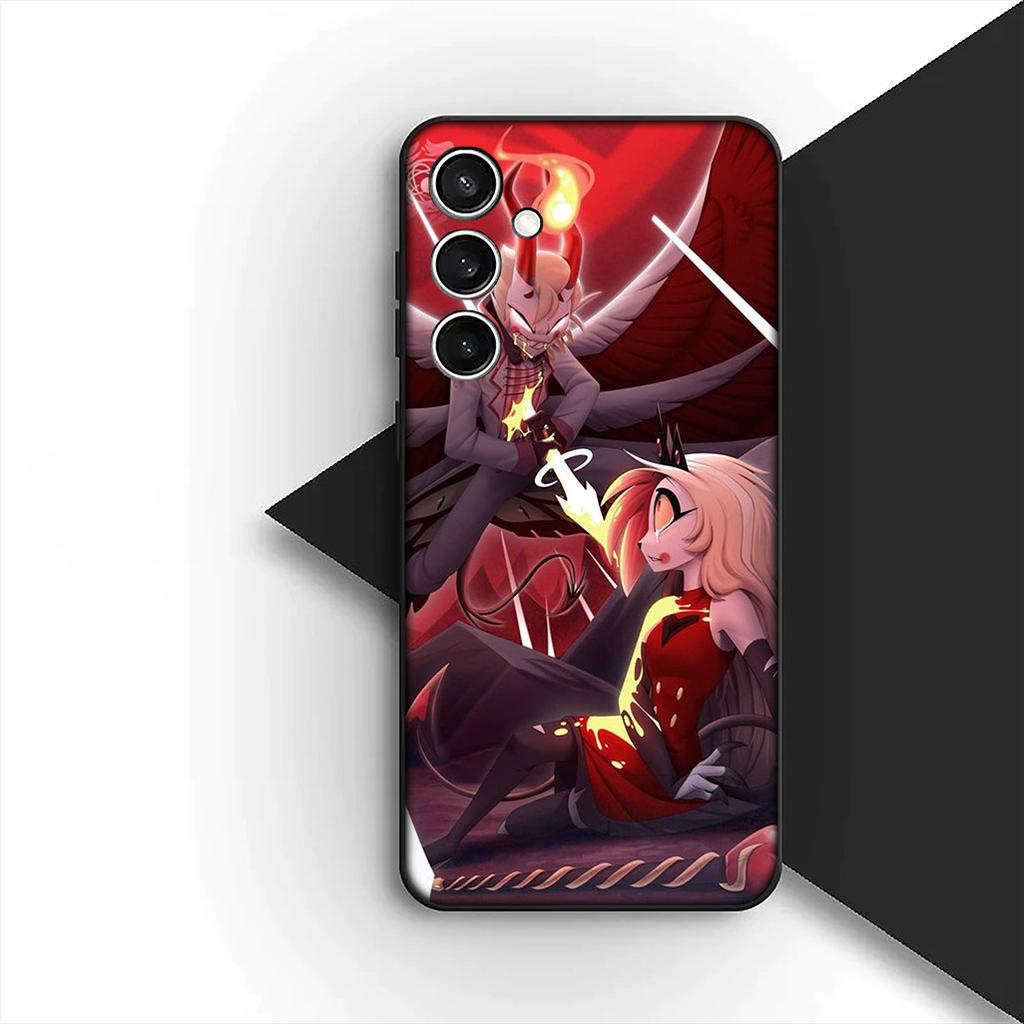 for Samsung Galaxy S10 S8 S9 Plus A33 A34 A31 70 A71 A72 Note 20 9 8 S10E Phone Case Alastor H-Hazbins Charile Hotels Angel Dust