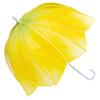 Зонт тюльпан зонт желтый длинный зонт фотогеничный потрясающий цветок куполообразная форма прочный стильный милый женский Wpc. [Виниловый зонт] Женский