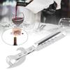Multifunctional Stainless Steel Can Opener Beer Bottle Opener Adjustable Manual Jar Opener Gripper Kitchen Supplies Silver Color