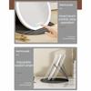 3 Color LED LED Makeup Mirror Round Mirror Portable Vanity Mirror  Office Use