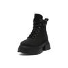 Timberland Sky 6 дюймов шнуровка кожа прочные повседневные водонепроницаемые ботинки до середины голени для отдыха на открытом воздухе женские ботинки черные A428J001