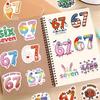 50 шт. Забавные 67 Граффити Наклейки Креативные Мультяшные Наклейки DIY Багаж Телефон Гитара Чашка Скейтборд Водонепроницаемая Наклейка
