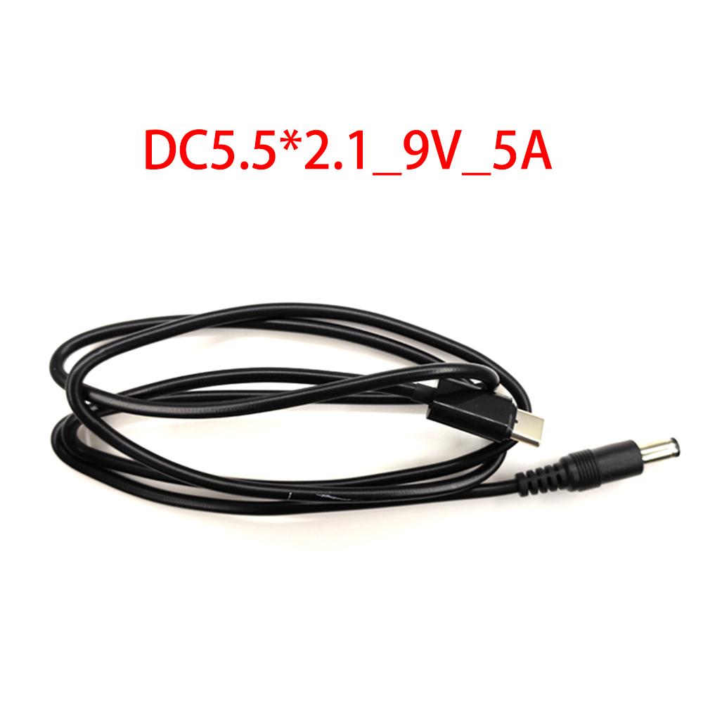 Кабель-заглушка Type C с поддержкой PD/QC2.0/3.0 для передачи заряда на DC 9V 12V 15V 20V Для беспроводного роутера, ноутбука 5.5*2.1мм 5.5x2.5мм