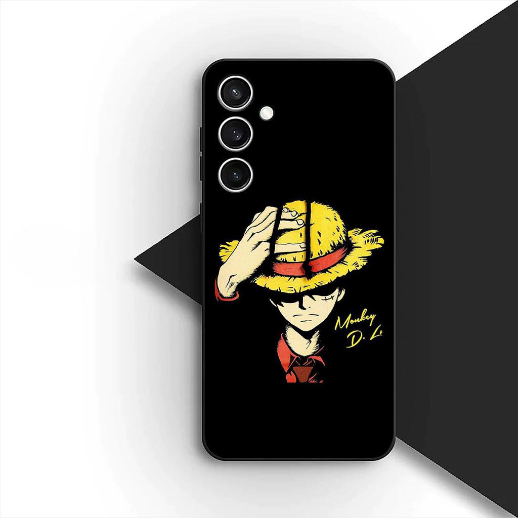 Cover for Samsung Galaxy S24 S25 S23 FE Ultra Plus S7 Edge S25+ S23+ A56 5G Phone Case Roronoa Zoro Boa Hancock One Luffy Pieces