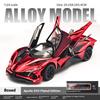 Simulation 1/24 Apollo EVO Plating Alloy Car  Sound and Light Children's Toy Car  Sports Car Model Collection Ornament Gift