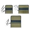 Прочный водостойкий органайзер для инструментов, сворачивающийся в сумку, складной для портативного хранения, с множеством карманов для быстрого доступа